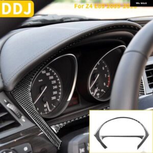 BMW Z4 E89 2009-2016 ロードスタースピードメーターフレームステッカー カーボンカバー 計器サラウンドトリム インテリアアクセサリー カ