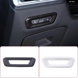 BMW X5 X6 G05 G06 2023 2024 ABS カーボン/ヘッドライト ヘッドライト スイッチボタンカバー トリム カーアクセサリー カスタムパーツ ア