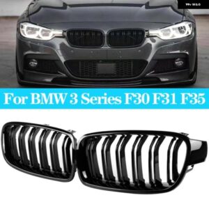 BMW スタイリング フロントキドニーグリルデュアルスラットグリル F30 F31 F35 320I 325I 328I 330D 328I 335I 320D 340I 12-18 アクセサリ