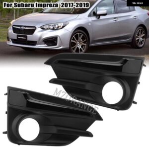 スバル フォグライト カバー グリル インプレッサ 2017 2018 フォグランプ トリム ヘッドライト シェードフレームレーシンググリルアク