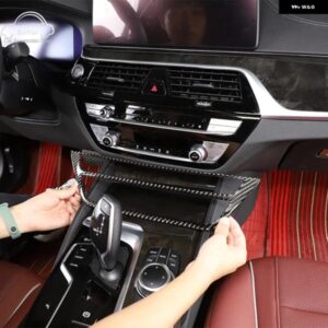 BMW 5シリーズ G30 G38 2018-2022 カーボン空調調整パネルスイッチフレーム 装飾 ステッカー アクセサリー カスタムパーツ アクセサリー 交