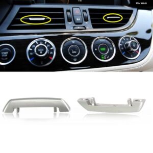 BMW Z4 E89 クロームプレート エアコンベント トグルピース アウトレットカード パッド クリップ 風向調整ピック 2009-2016 カスタムパーツ