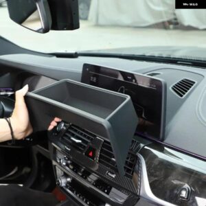 BMW 5シリーズ 6シリーズ GT 2021-2023 中央制御ナビゲーション画面リア ボックス 携帯電話トレイアクセサリー カスタムパーツ アクセサリ