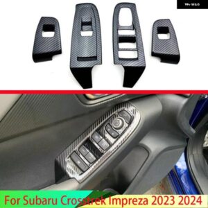スバル CROSSTREK インプレッサ 2023 2024 カーアクセサリー ステンレス ドア窓アームレスト カバー スイッチパネルトリム ガ