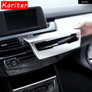 BMW 2シリーズ ツーリング F45 F46 2015-2018 ABS カーボンパターンセンターコントロールパネル 装飾 カバー インテリアアクセサリー カス