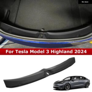 テスラ トランクストリップ モデル 3 + ハイランド 2024 トランクガード ドアドアシルアンチスクラッチトリム MODEL3 アクセサリー