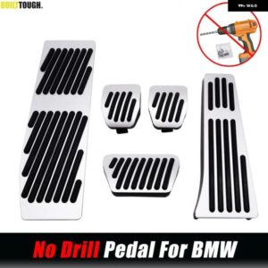 BMW Z3 Z4 E90 E91 E92 E93 M3 E89 E36 F10 F11 F07 F06 F12 F13 F01 E84 E83 E70 E71 ドリルなしガスブレーキフットレスト ペダル 3シリー
