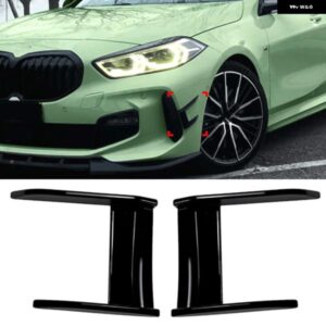 BMW フロントバンパー サイドスプリッタースポイラー キット フォグランプ カバー 自動フロントサイドバンパー ウィンドナイフ F40 M スポー