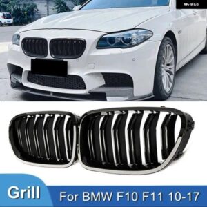 BMW フロントバンパー キドニーグリル レーシンググリル 5シリーズ F10 F11 F18 520I 523I 525I 530I 2010-2017 カスタムパーツ アクセサリ