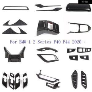 BMW 1シリーズ 2シリーズ F40 F44 2020-2024 ABS カーボンスタイル 自動ガラスリフトフレーム 装飾 カバー インテリアアクセサリー カスタ