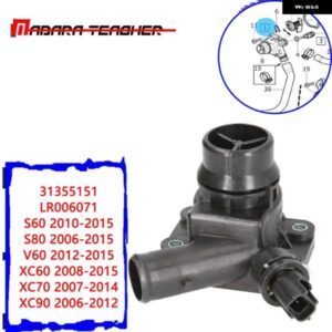 ボルボ ランドローバー クーラントサーモスタット V 70 S80 S60 XC90 XC70 LR2V 60 B6 3.0 3.2 LR006071 31355151 カスタムパーツ アクセサ