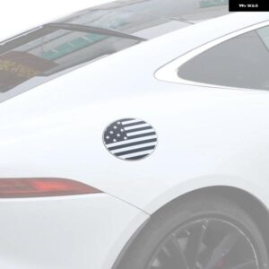 ジャガー F-TYPE 2013-2022 PVC フィルム黒燃料タンクキャップデカールステッカー 車 1個 カスタムパーツ アクセサリー 交換用