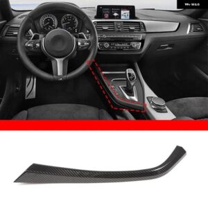 BMW 1 2シリーズ F20 F21 F22 F23 2017-2019 ABS 車中央制御ギアシフト L 字型ストリップトリム 装飾 アクセサリー LHD カスタムパーツ ア
