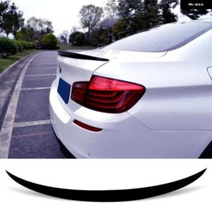BMW カーボン柄 スポイラー F10 5シリーズ 2010 11 12 13 14 15 16 17 リアダックテールウイング ABS プラスチックタイプ P トランク ACCES