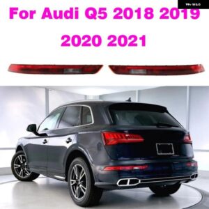 アウディ ヨーロッパバージョンウィンカーテールライト リアバンパー テールライト カバー Q5 2.0T 2018 2019 - 2021 80A945070 バルブ 無