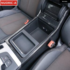 アウディ カースタイリングセンターコンソールアームレスト ボックス 収納 ボックスフレーム装飾カバー トリム Q5 年度 2018-2022 インテリ