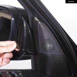 ランドローバー ディスカバリー 4 LR4 2010-2016 ステンレス ドアツイーターオーディオ スピーカーカバー 飾るステッカー カーアクセサリー