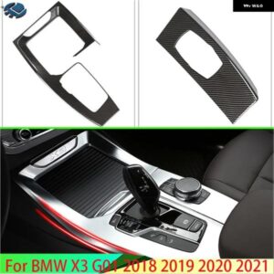BMW X3 G01 2018-21 カーアクセサリー ABS クロームギアシフトパネル センターコンソールカバー トリム フレームカースタイリング カスタム