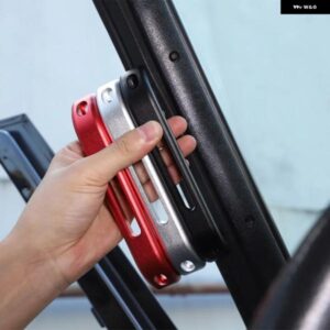 ランドローバー ディフェンダー 90 110 2004-2018 車内アルミ A ピラードアハンドル装飾カーアクセサリー カスタムパーツ アクセサリー 交
