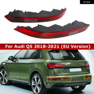 アウディ リアバンパー リフレクターライト フォグライト Q5 2018-2021 EU バージョン LED テールストップブレーキ ライト ランプ 80A94506