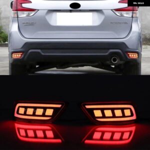 スバル LED リアバンパー ライト フォレスター 2019-23 ブレーキ テールライト フォグランプ リバースウィンカーライト カスタムパー