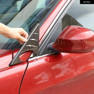 BMW ABS カーボン 3シリーズ E90 2005-2012 バックミラー サイドトライアングルスポイラー トリム 装飾ステッカー カーアクセサリー カスタ