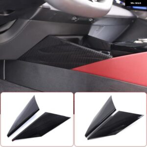BMW ABS カーボン/ブラック 5シリーズ G60 2024+ カーセンターコントロールティーカップサイドパネル カバー ステッカー インテリア アクセ