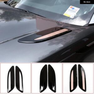 ランドローバー レンジローバー ヴェラール 2017 2018 2019 2個 ABS フードエアベント アウトレットウイングトリム ステッカー 車