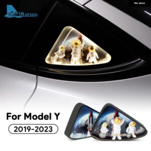 テスラ リアウィンドウ トライアングルトリム ライト モデル 3 モデル Y 2020-23 ハイランド 2024 ランプ アクセサリー カスタム