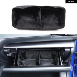スバル WRX 2022-2024 オックス フォード 布黒グローブボックスディバイダーバッグツールバッグオーガナイザーバッグ内装アクセサリー