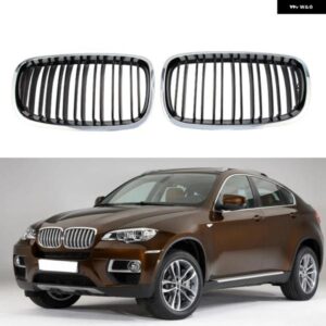 BMW フロントキドニーグリル レーシンググリル レーシンググリル 交換 X5 X6 E70 E71 08-13 アクセサリー ABS グリル 自動 カスタムパーツ