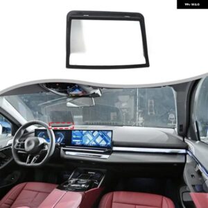BMW 5シリーズ G60 I5 2024 車中央制御ダッシュボード HUD トリム カバー ABS ブラック インテリア アクセサリー カスタムパーツ アクセサ