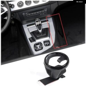 BMW Z4 E89 2009-2015 カーボンブラックカーセンターコンソールウォーター右側カップホルダートリム カーアクセサリー カスタムパーツ アク