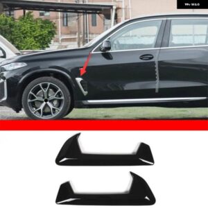 BMW X5 G05 2023+ ABS ブラックカースタイリング車フェンダー装飾カバー ステッカー 車 外装 アクセサリー 2個 カスタムパーツ アクセサリ