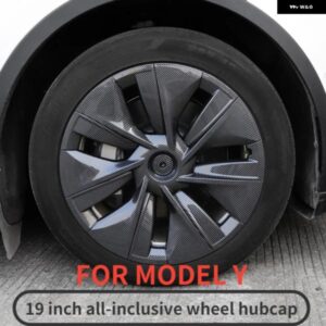 テスラ 4個 ホイール タイヤ モデル Y 19インチ ハブキャップ ハブキャップ モデル Y ホイール キャップ ホイール キャップ フルタイ
