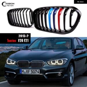 BMW ABS の交換用カースタイリングフロントバンパー キドニーグリル メッシュ 1シリーズ F20 F21 LCI 2015-2019 フェイスリフト カスタムパ