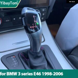 BMW 3 色グラデーション LED ライト ギア シフトノブ 自動変速機ロッドヘッド 3シリーズ E46 318I 320I 325I 328I M3 1998-2006 カスタムパ