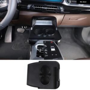 BMW X1 U11 2023 2024 ABS ブラックカーセンターコンソールティーカップホルダー 収納 ボックスカーアクセサリー カスタムパーツ アクセサ