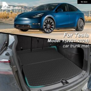 テスラ 革トランクマット モデル 3 モデル Y 2021-24 インテリア パッド装飾アクセサリー カスタムパーツ アクセサリー 交換用部品 互