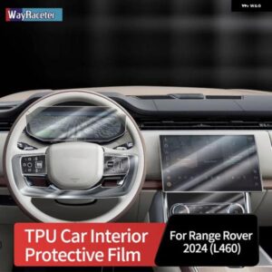 ランドローバー 自己修復アンチスクラッチトップ TPU ビニールセンターギアインテリア ペイントフィルムレンジローバー 2024 + L460 アク
