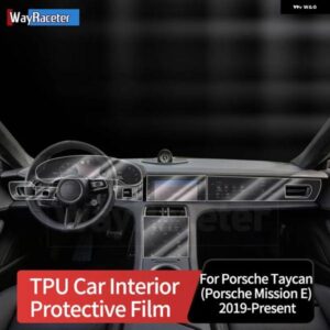 ポルシェ 自己修復アンチスクラッチ TPU ビニールインテリア ペイントフィルム タイカン 2019-24 アクセサリー カスタムパーツ アクセサリ
