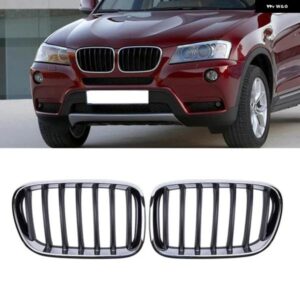 BMW X3 F25 クロームグリル フロントバンパー フードキドニーグリル フレーム黒 2011-2013 アクセサリー ABS カスタムパーツ アクセサリー