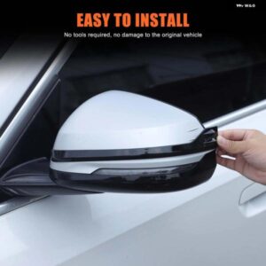 BMW X1 U11 2023 + ABS 車 外装 バックミラー アンチスクラッチ装飾ストリップステッカー カーアクセサリー カスタムパーツ アクセサリー