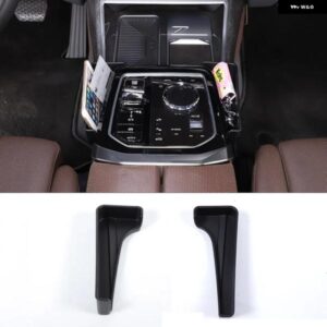 BMW 7シリーズ G70 2023 2024 中央制御ギアシフトサイド 収納 ボックス多機能 収納 ボックスカーインテリア アクセサリー カスタムパーツ