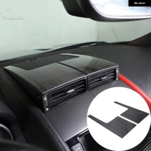 ジャガー F-TYPE 2013-2022 ソフトカーボンセンターコンソール空調ベントパネル 装飾ステッカー インテリア アクセサリー カスタムパ