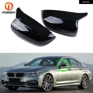 BMW 1ペア 交換用カーボンバックミラー ルックカバー 3 5シリーズ G30 G31 G38 G20 2017-21 外装 部品 カスタムパーツ アクセサリー 交換用