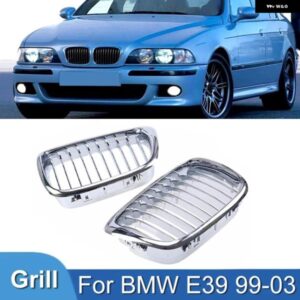 BMW PULLECO E39 5シリーズ 525 528 クロームグリル フロントフードグリル キドニーグリル レーシンググリル 99-03 自動車アクセサリー カ
