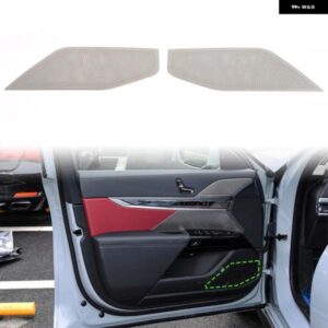 BMW ステンレス ドアホーンオーディオ スピーカーカバー トリム 7シリーズ I7 G70 2023 + カーアクセサリー カスタムパーツ アクセサリー