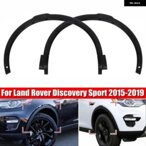 ランドローバー ディスカバリースポーツ 2015-2019 フロントホイール アーチ モールディング穴フェンダーアイブロウホイール アーチ 車 外装