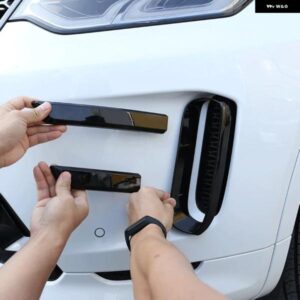 ランドローバー 2020 ディスカバリースポーツ ABS ブラックカースタイリングフロントエアインテークグリル トリム 車 外装 アクセサリー 6